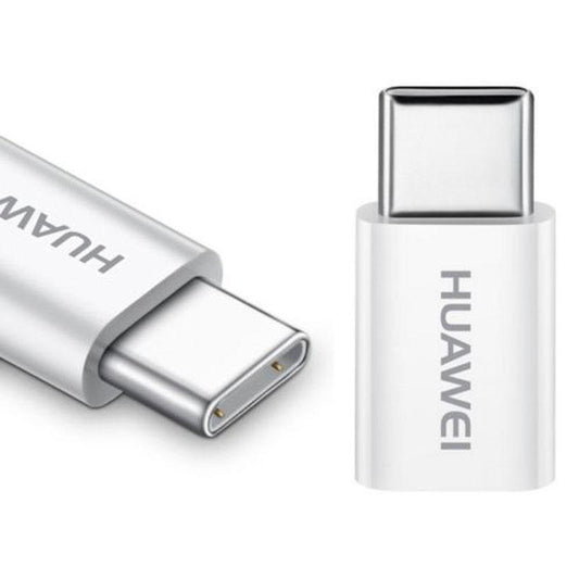 Data and Charging Adapter microUSB - USB-C Huawei AP52, White 4071259