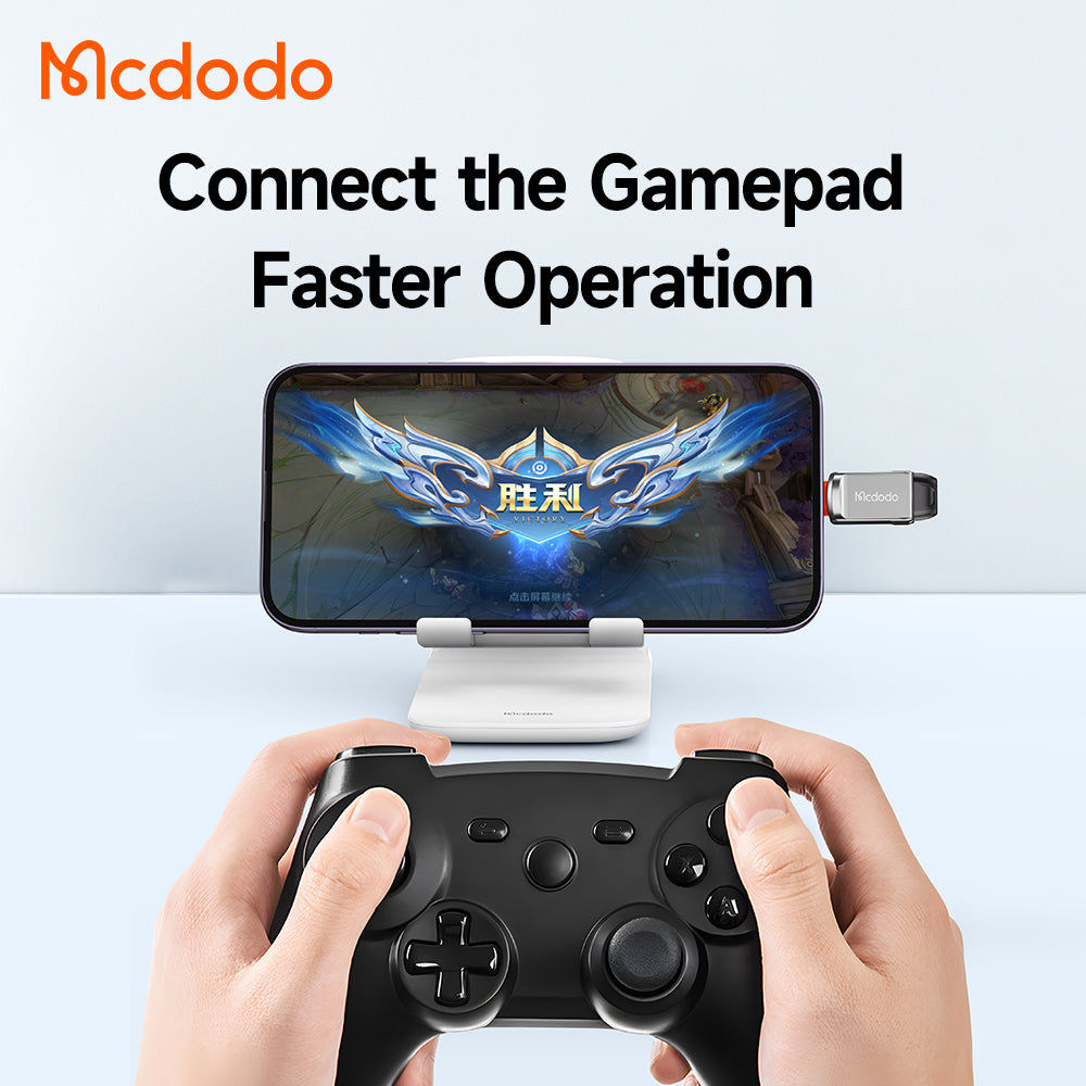 OTG Lightning to USB-A McDodo OT-8600 Adapter, Gray