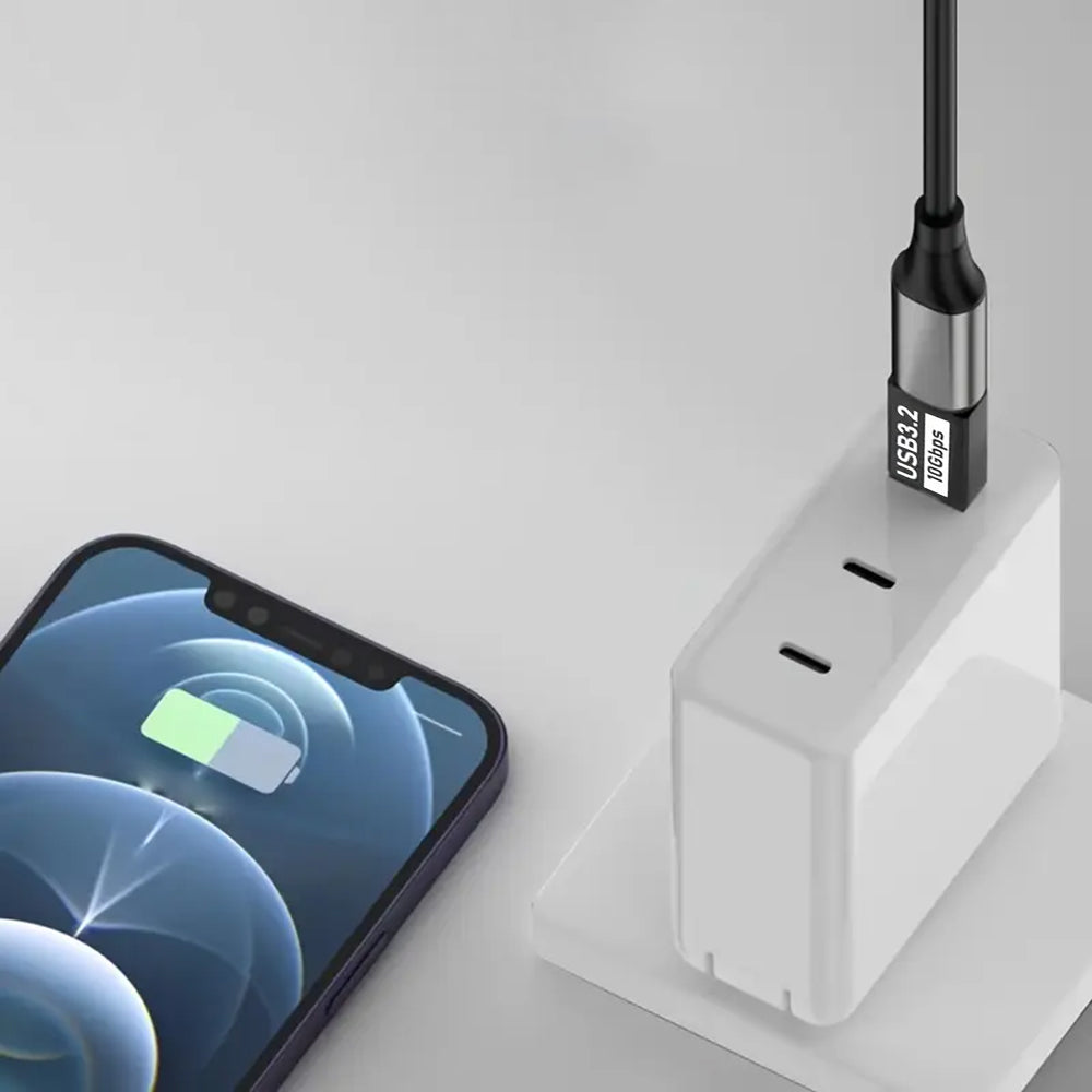 OTG USB-C to USB-A Techsuit A14 AluCoreX Adapter, Black