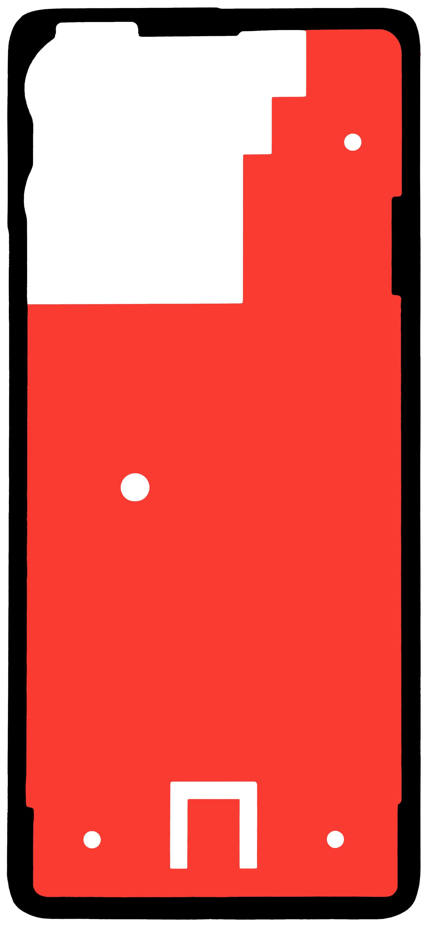 Battery Cover Adhesive for Motorola Moto G86 Power, Service Pack 5948C30670