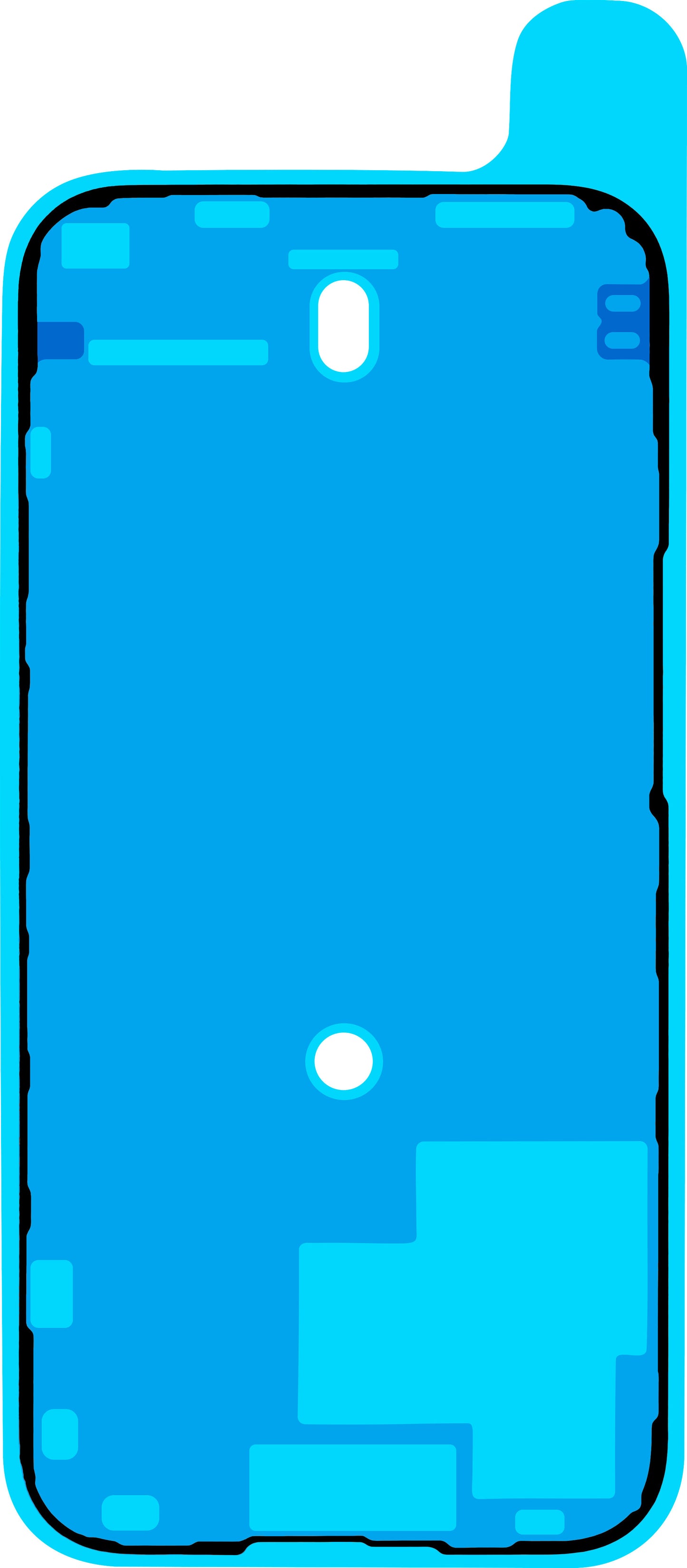 Apple iPhone 15 Pro Display Adhesive, Service Pack 923-09188