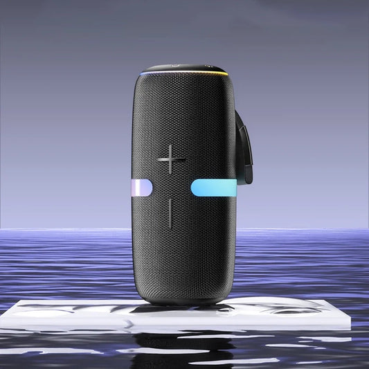 Yesido YSW22 Portable Bluetooth Speaker, 30W, RGB, Waterproof, Black