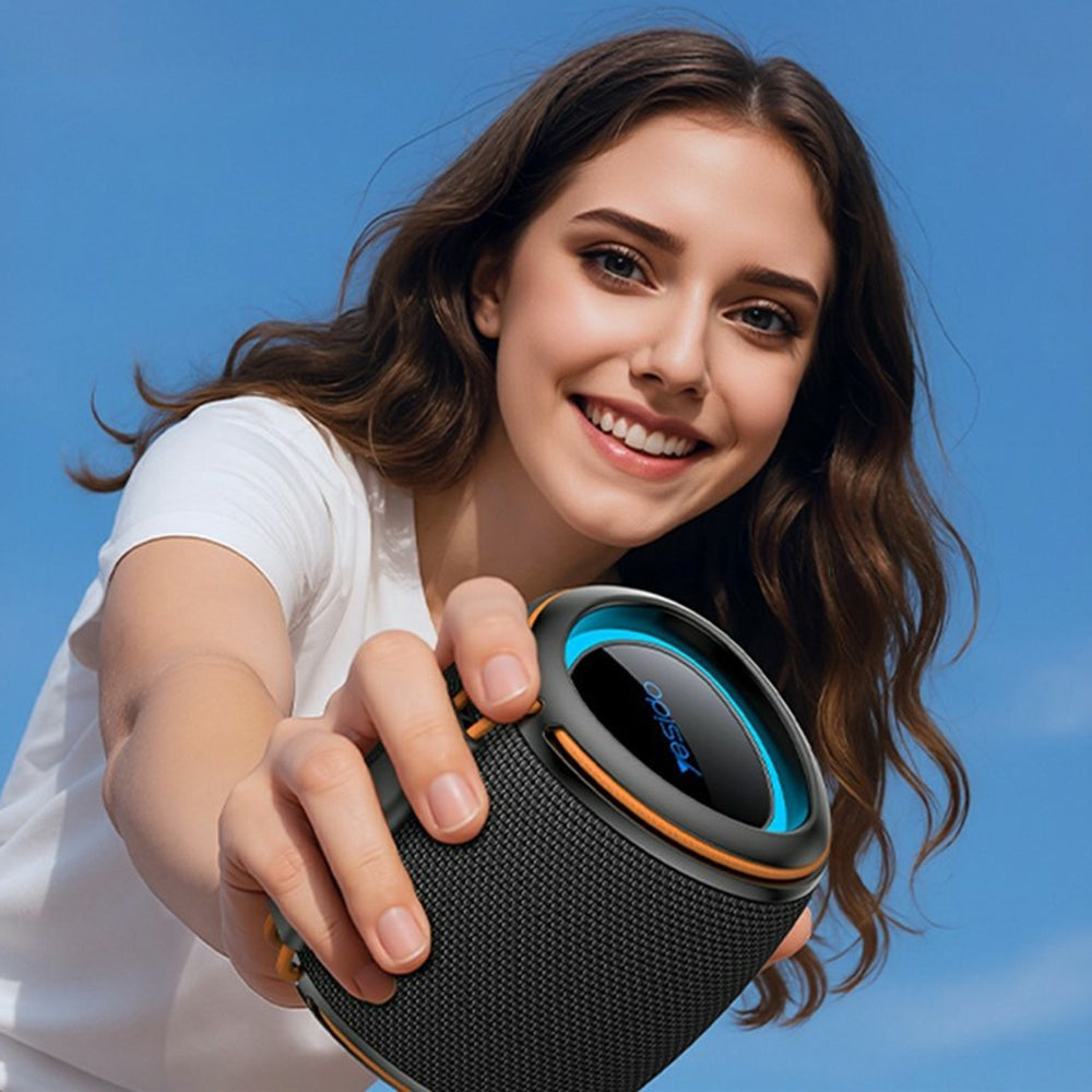 Yesido YSW40 Portable Bluetooth Speaker, 8W, RGB, Black