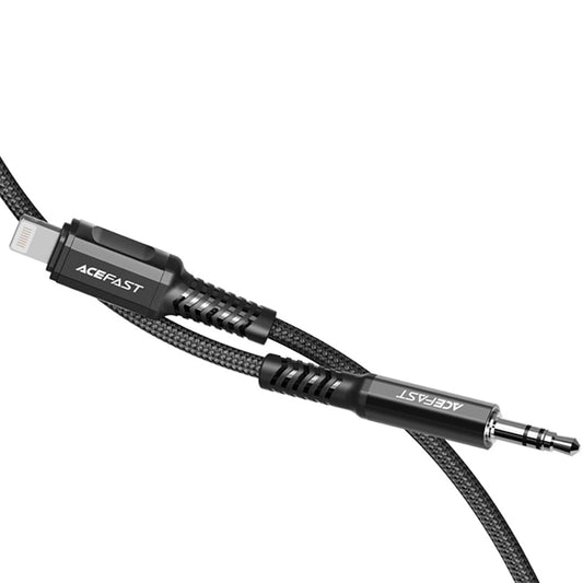 Lightning Audio Cable - 3.5mm Acefast C1-06, 1.2m, Black
