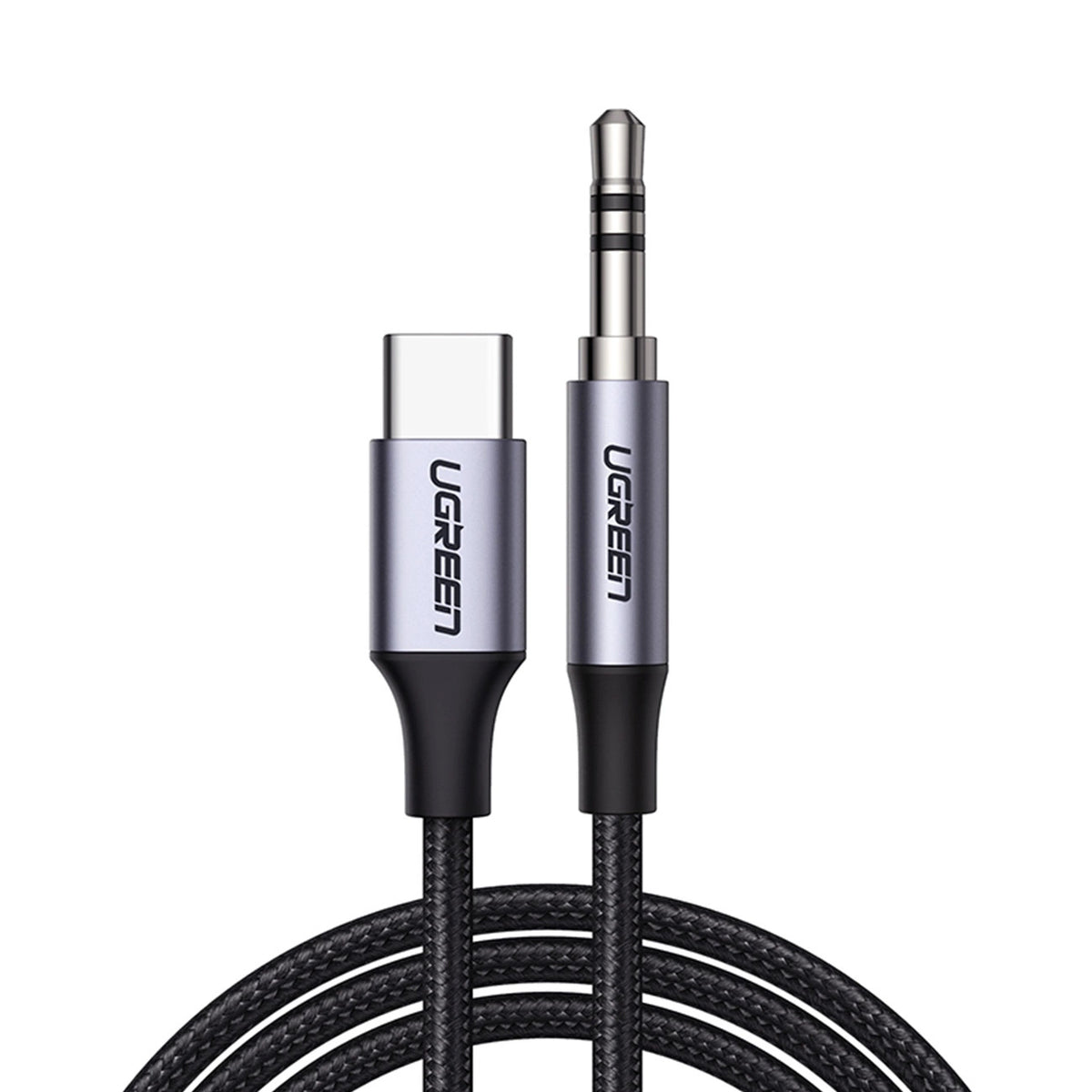 UGREEN AV143 USB-C to 3.5mm Audio Cable, 1m, Gray
