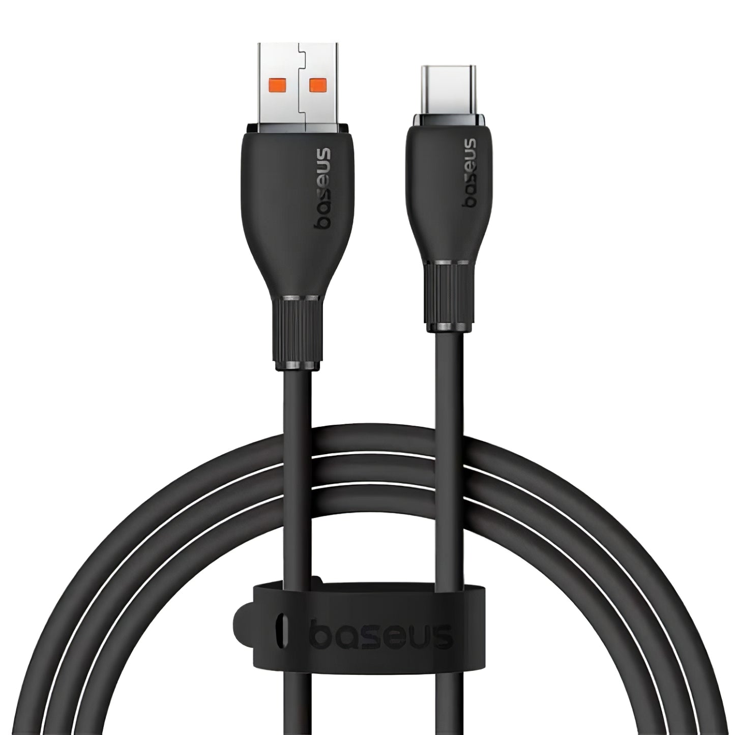 USB-A - USB-C Baseus Pudding Data and Charging Cable, 100W, 2m, Black P10355703111-01