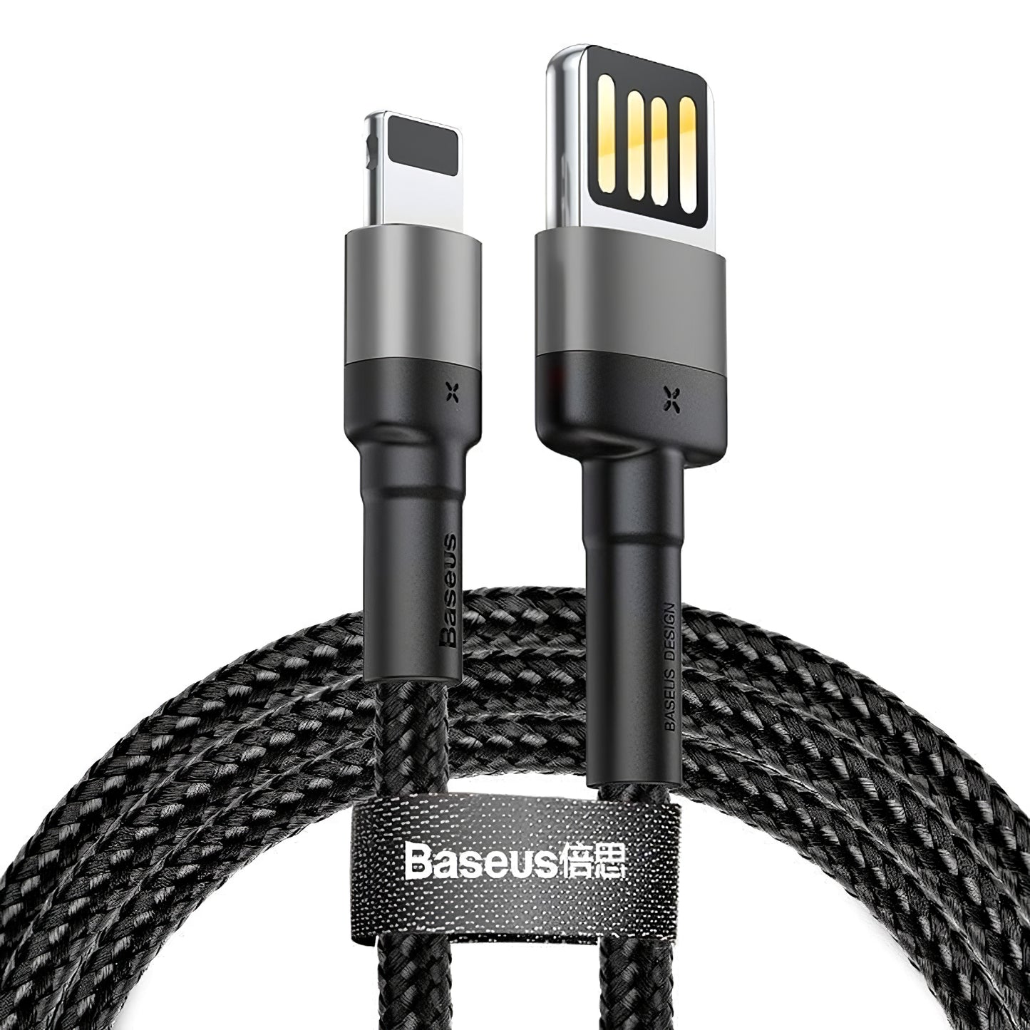 USB-A to Lightning Baseus Cafule Special Edition Data and Charging Cable, 18W, 2m, Gray CALKLF-HG1
