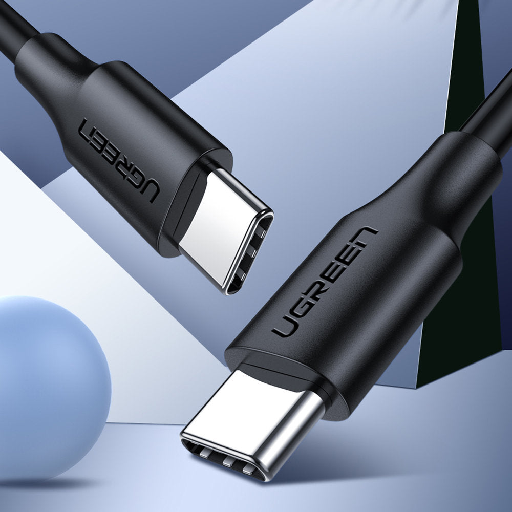 USB-C Data and Charging Cable - USB-C UGREEN US286, 60W, 2m, Black