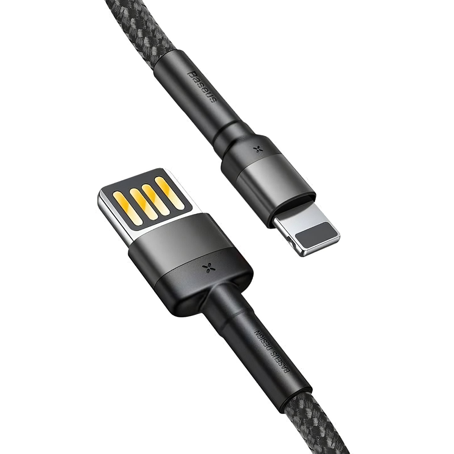 USB-A to Lightning Baseus Cafule Special Edition Data and Charging Cable, 18W, 2m, Gray CALKLF-HG1