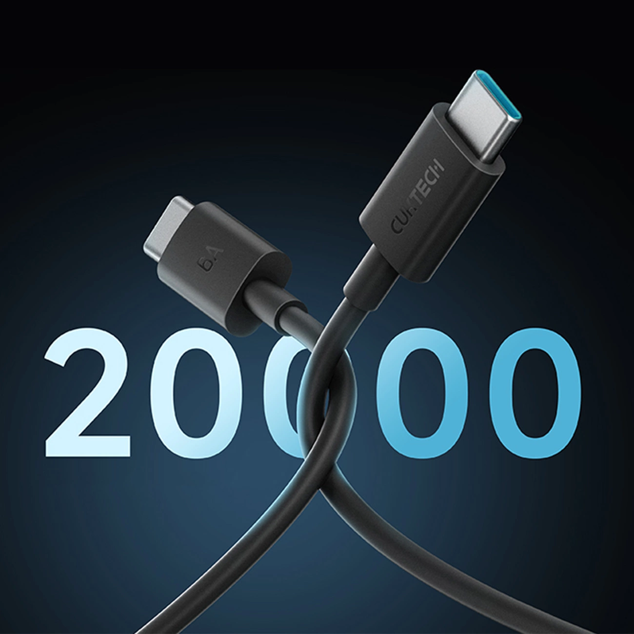 USB-C Data and Charging Cable - USB-C Cuktech, 240W, 1.5m, Black CKCTC615NCBK