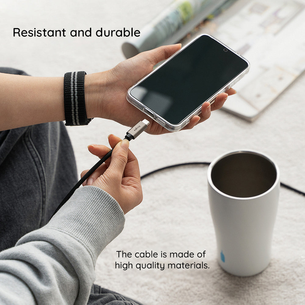 USB-A to USB-C Ringke Data and Charging Cable, 60W, 2m, Black