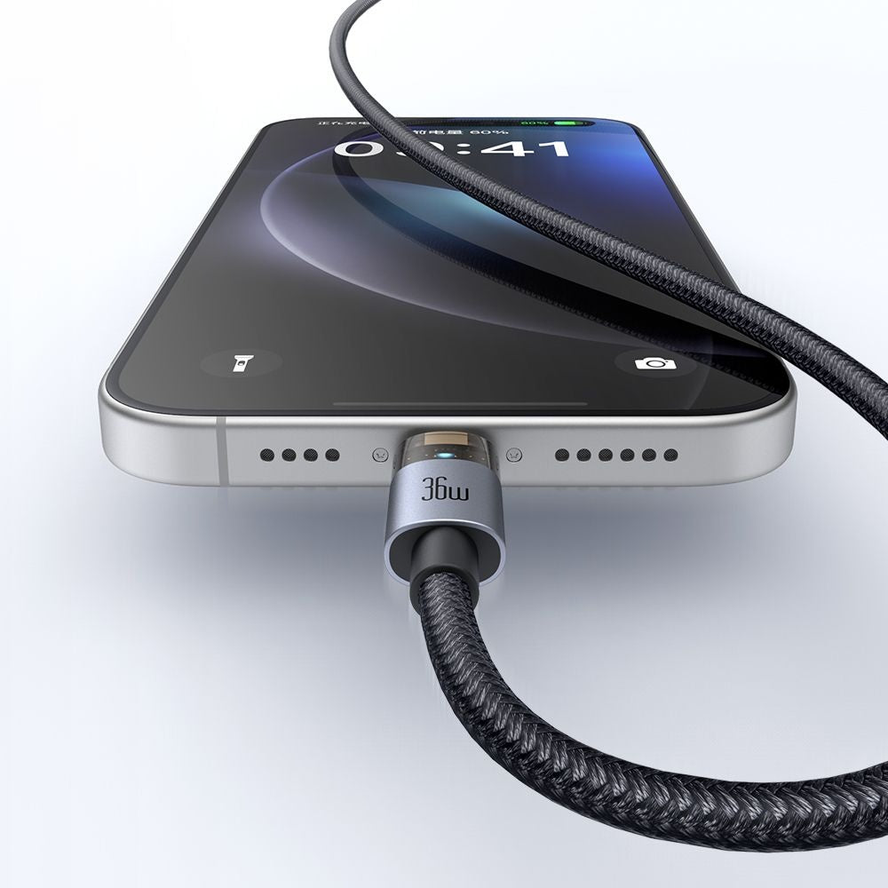 USB-C to Lightning Data and Charging Cable - McDodo CA-6940, 36W, 1.2m, Black