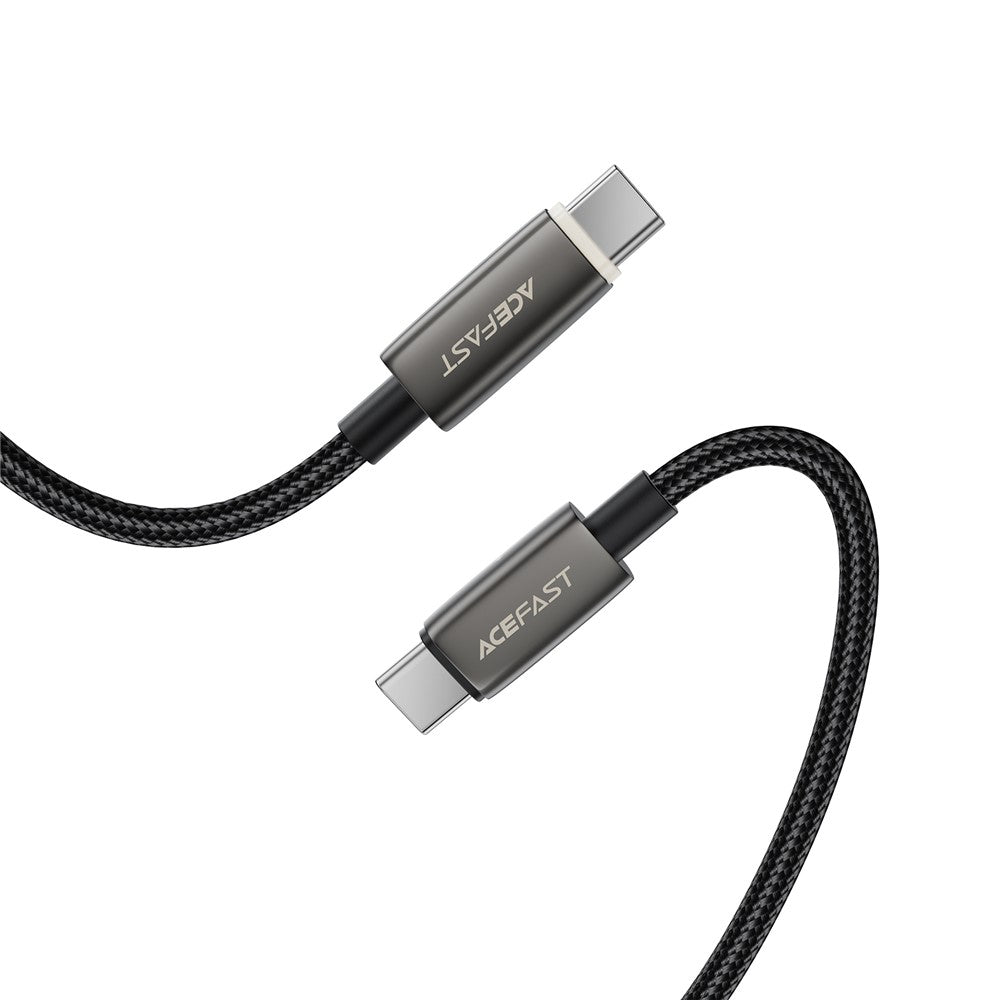 USB-C Data and Charging Cable - USB-C Acefast C23-03, 60W, 1.2m, Black