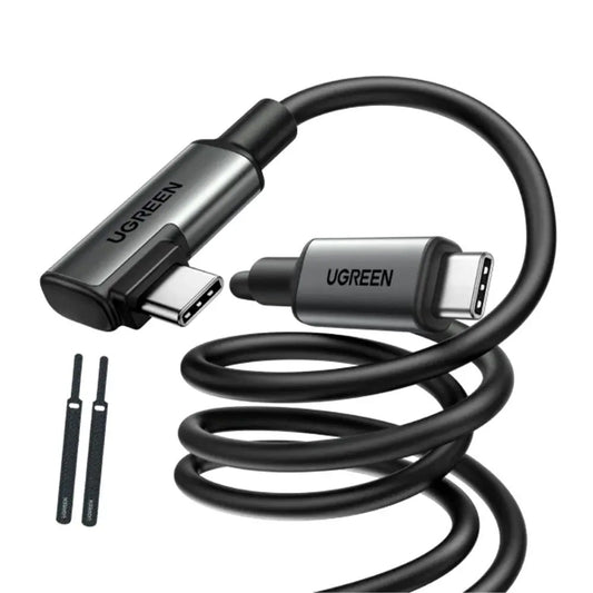 USB-C Data and Charging Cable - USB-C UGREEN US551 (90629) Angled, 60W, 5m, Black