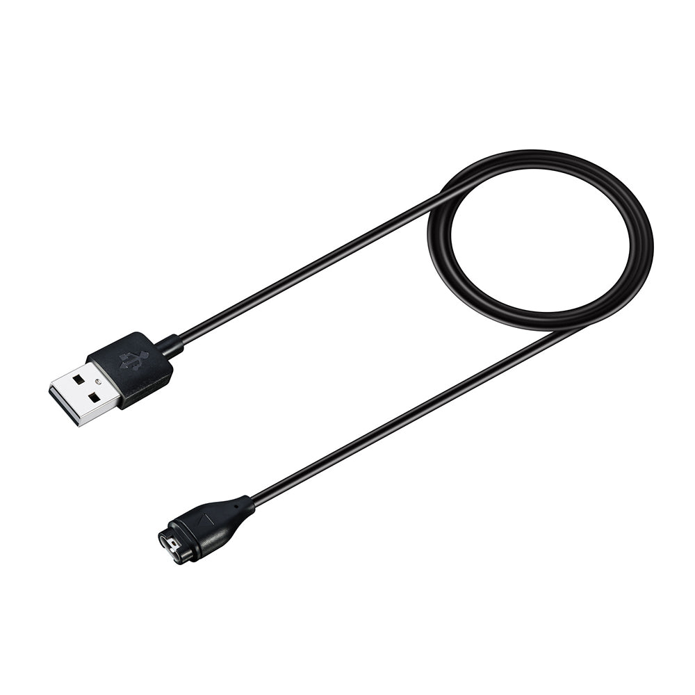 Techsuit TGC1 Charging Cable for Garmin Watch Fenix / vivoactive Series, USB-A, Black