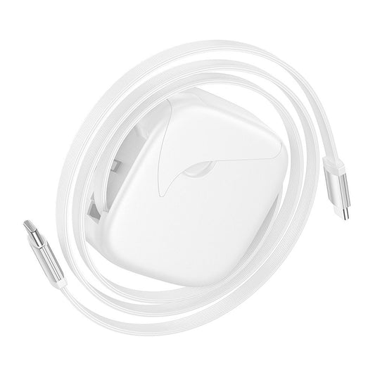 USB-C to USB-C Data and Charging Cable HOCO U140, 60W, 0.95m, White
