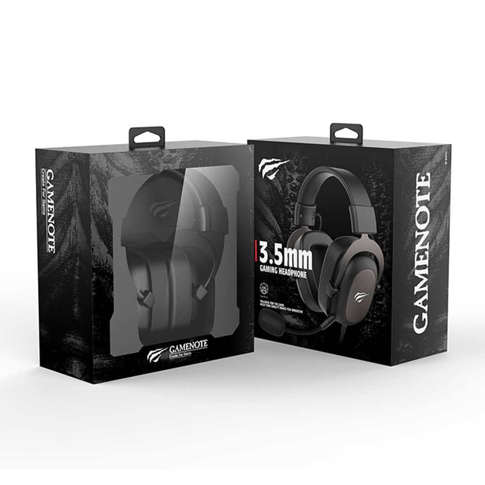 HAVIT H2002P 3.5mm Gaming Headphones, 2m, Black