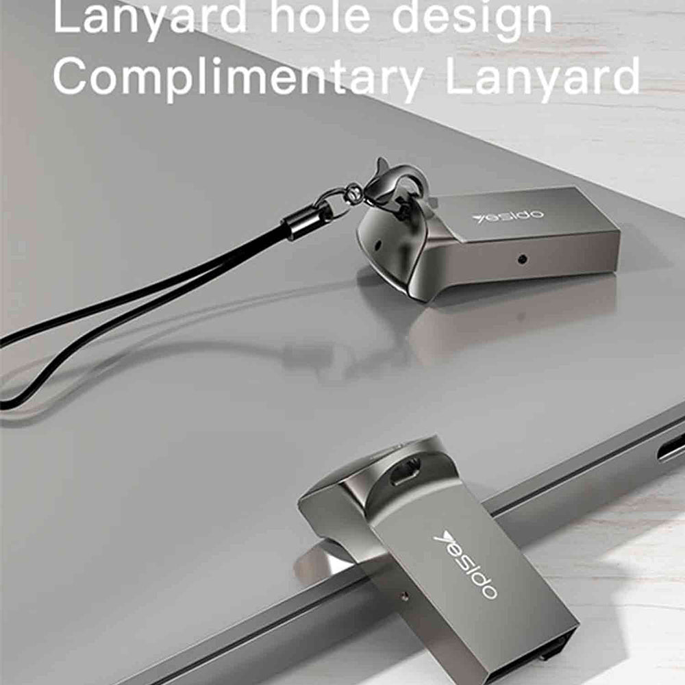 USB Card Reader Yesido GS20, microSD, Gray