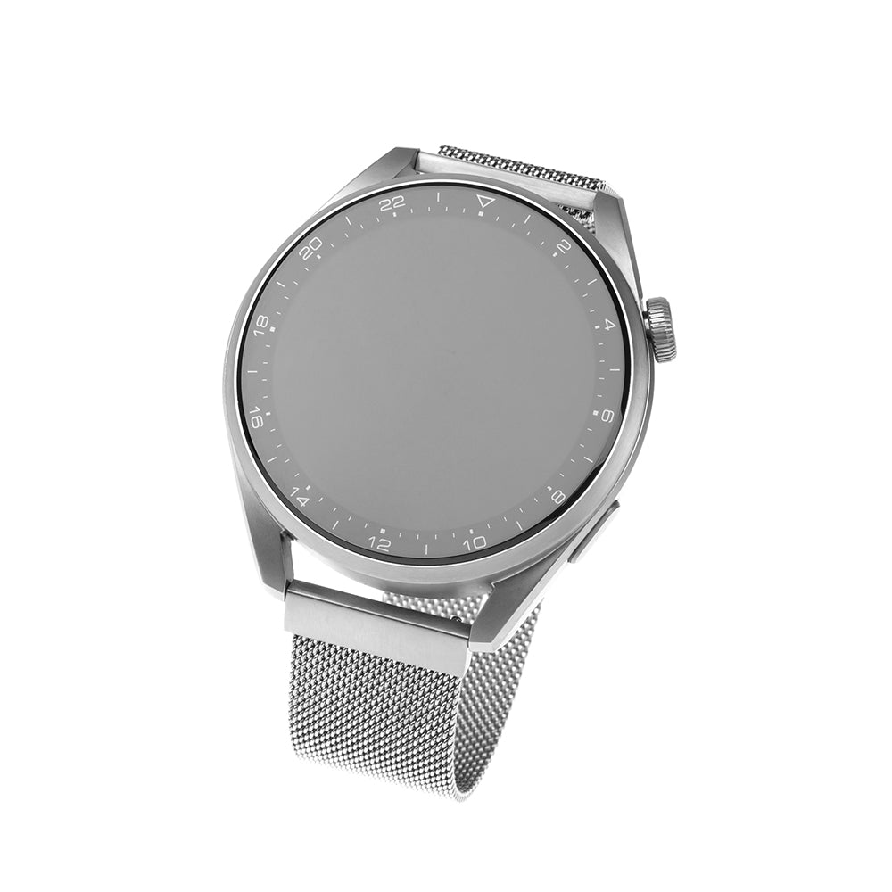 Fixed Mesh Strap for Huawei Watch / Xiaomi Watch Series, 22mm, Silver