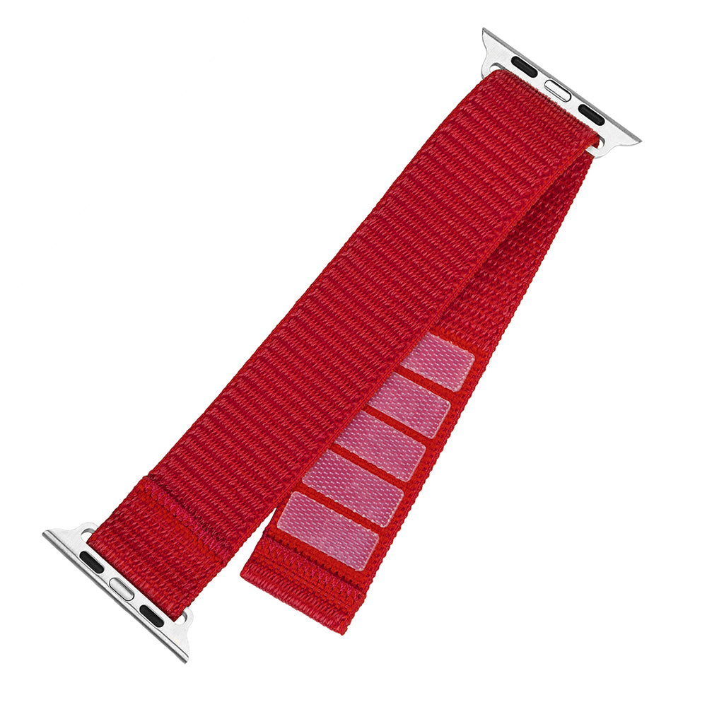 Fixed Nylon Sporty Strap for Apple Watch 42mm / 41mm / 40mm / 38mm Series, Pink