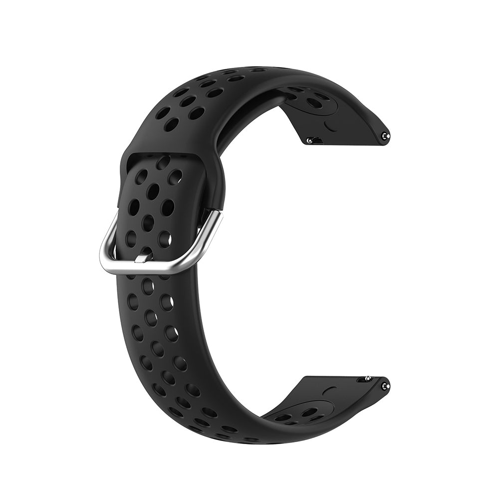 Techsuit W004 Strap for Samsung Galaxy Watch / Huawei Watch Series, 20mm, Black