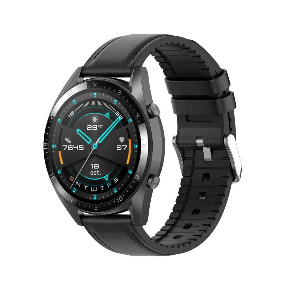 Techsuit W007 Strap for Samsung Galaxy Watch / Huawei Watch Series, 20mm, Black