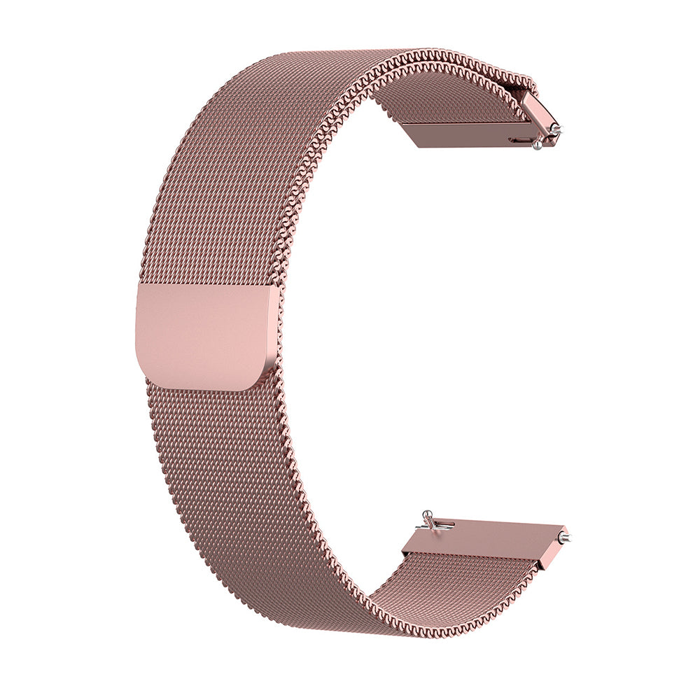 Techsuit W009 Strap for Huawei Watch / Garmin Watch Series, 18mm, Rose Gold