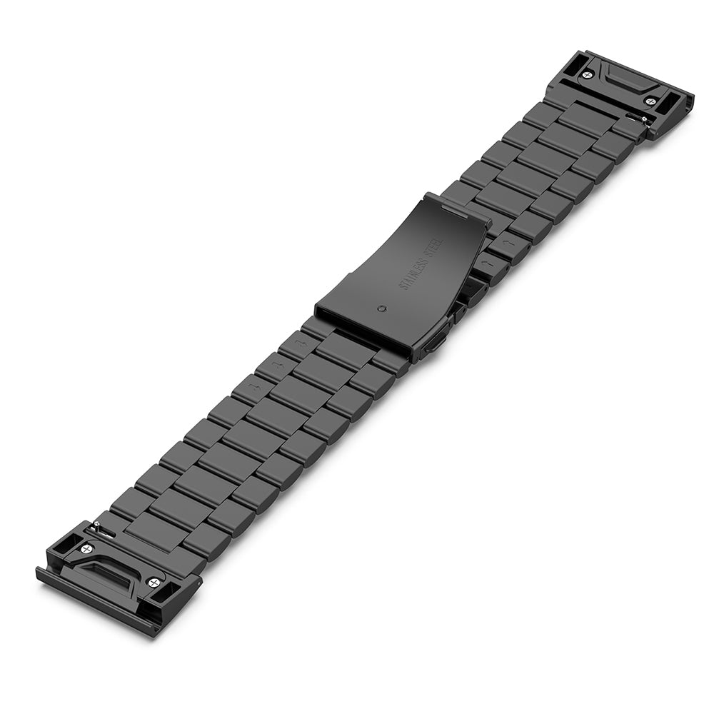 Techsuit W010 Strap for Garmin Watch Fenix / Forerunner Series, 22mm, Black