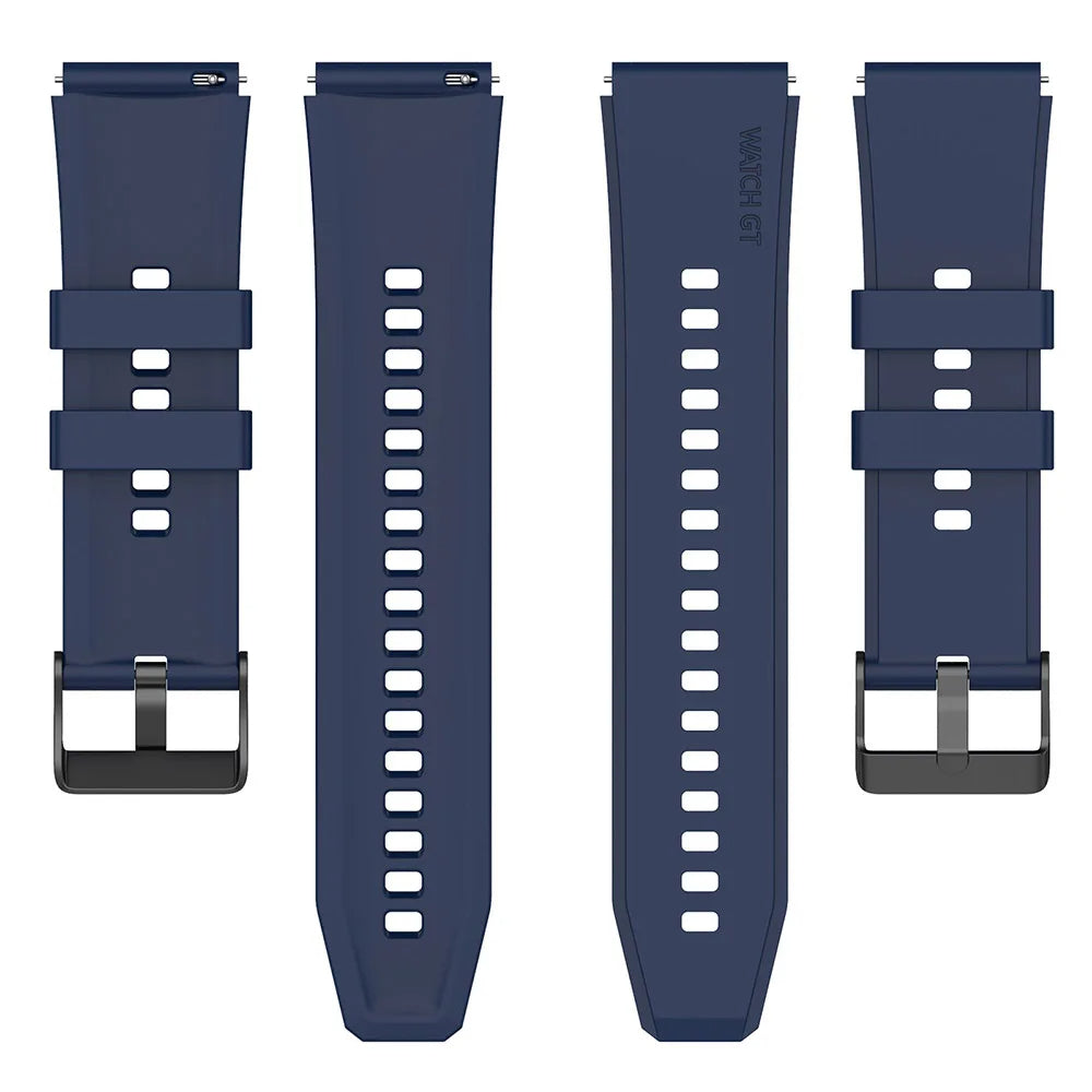 Techsuit W026 Strap for Samsung Galaxy Watch / Huawei Watch Series, 20mm, Dark Blue