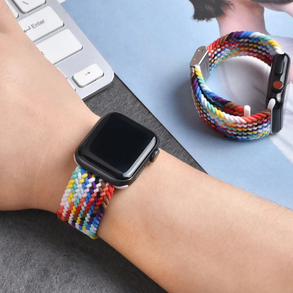 Techsuit W032 Strap for Apple Watch 42mm / 41mm / 40mm / 38mm Series, Purple