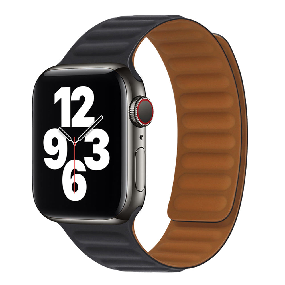 Techsuit W035 Strap for Apple Watch 42mm / 41mm / 40mm / 38mm Series, Black