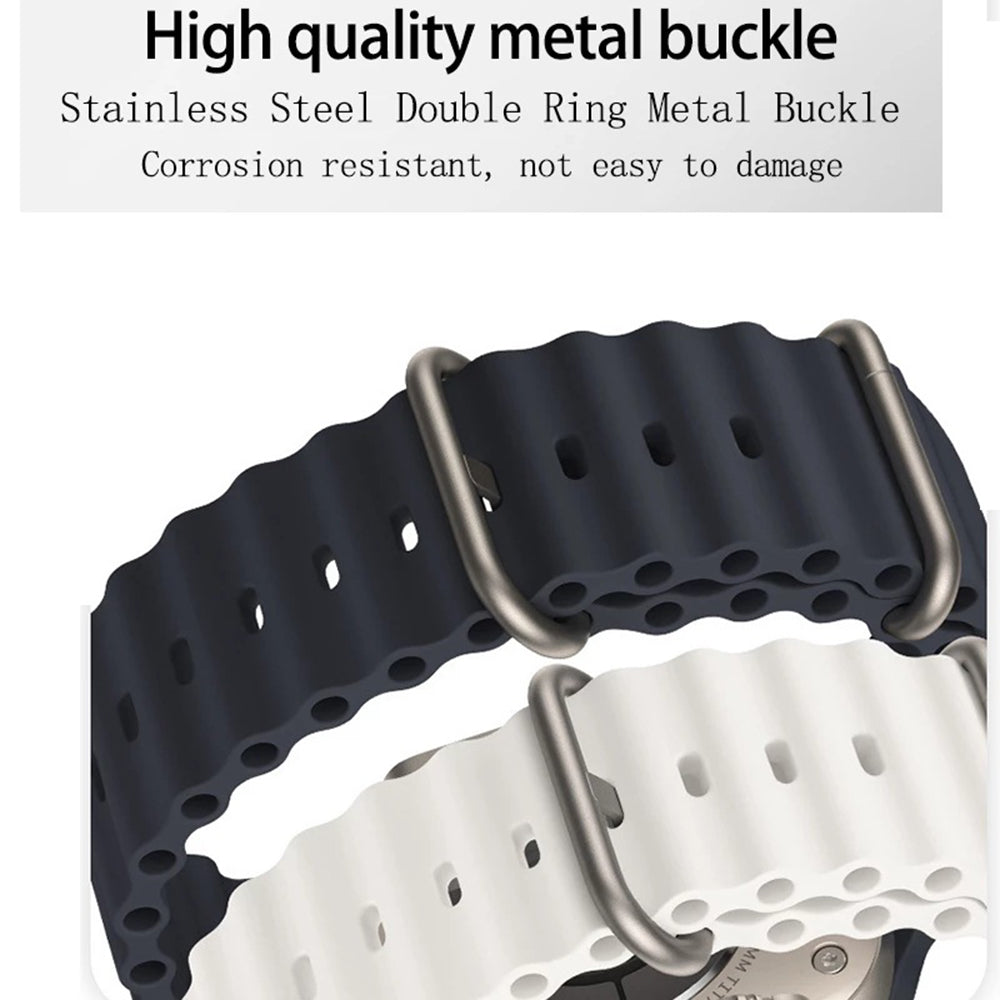 Techsuit W038 Strap for Apple Watch 49mm / 46mm / 45mm / 44mm / 42mm Series, Blue