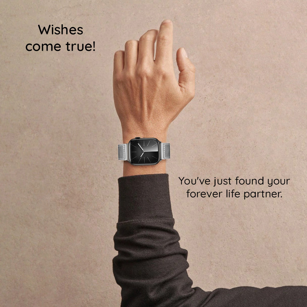 Techsuit W051 Strap for Apple Watch 42mm / 41mm / 40mm / 38mm Series, Gray