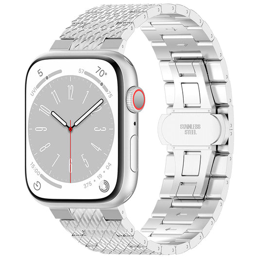 Techsuit W052 Strap for Apple Watch 42mm / 41mm / 40mm / 38mm Series, Silver