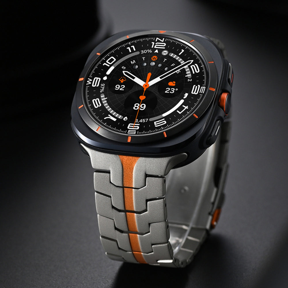 Techsuit W063 Strap for Samsung Galaxy Watch Ultra Series, Orange