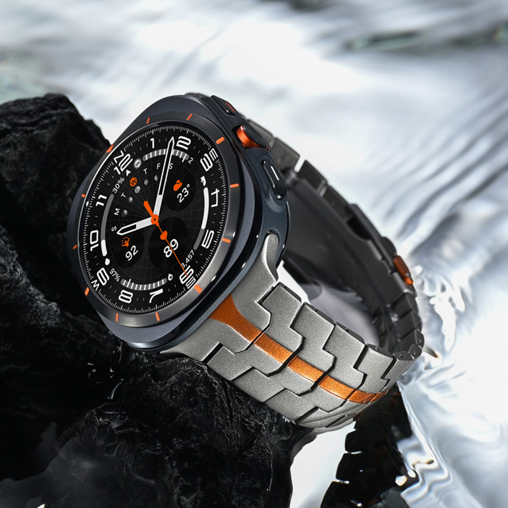 Techsuit W063 Strap for Samsung Galaxy Watch Ultra Series, Orange