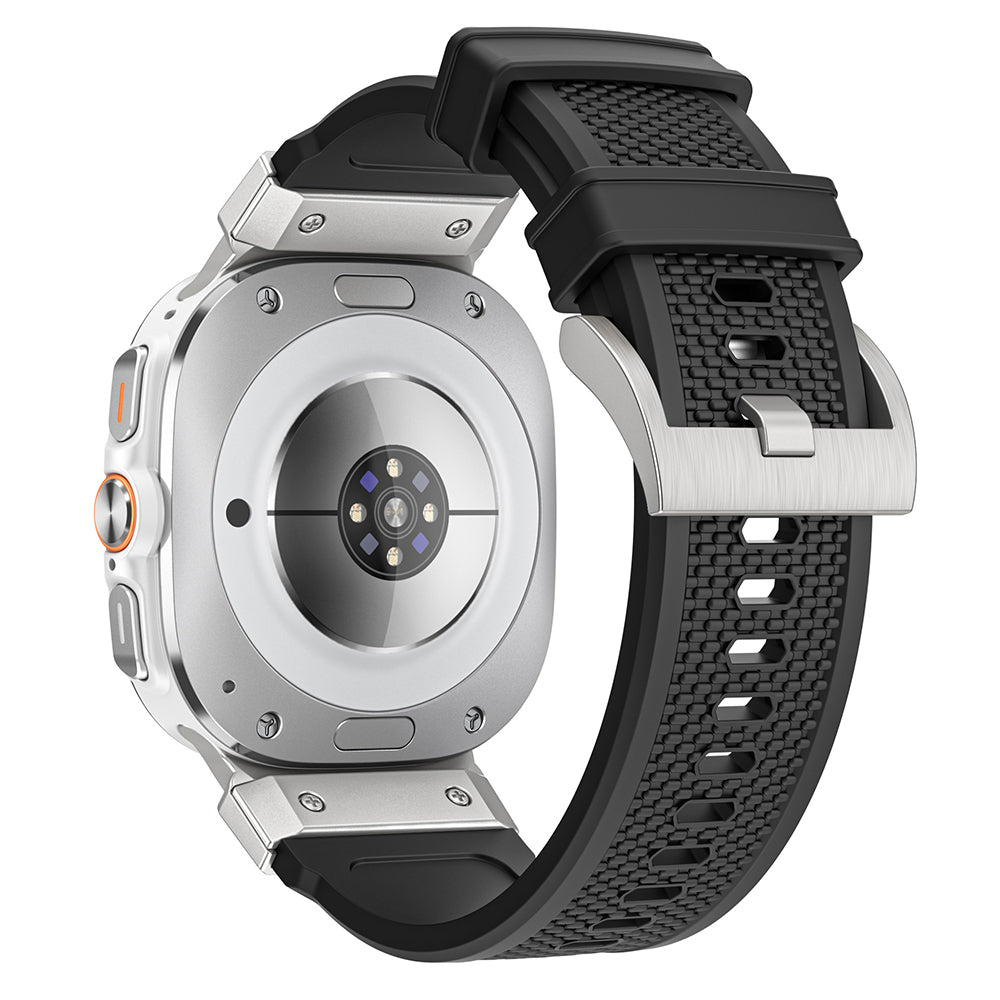 Techsuit W068 Strap for Samsung Galaxy Watch Ultra, Black Silver