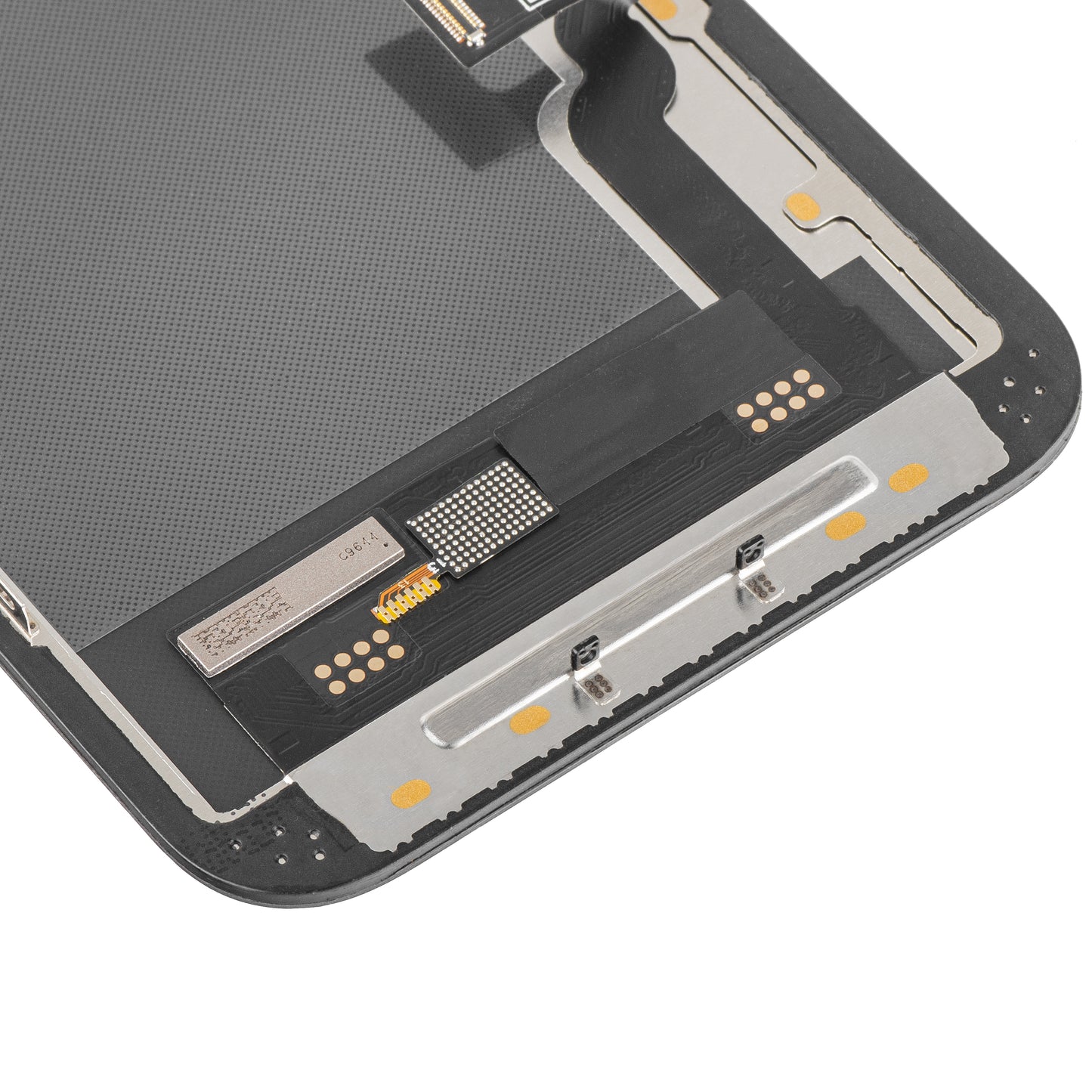 MP Touchscreen Display compatible with Apple iPhone 13, with Frame, Soft OLED IC Movable FHD Version, Black