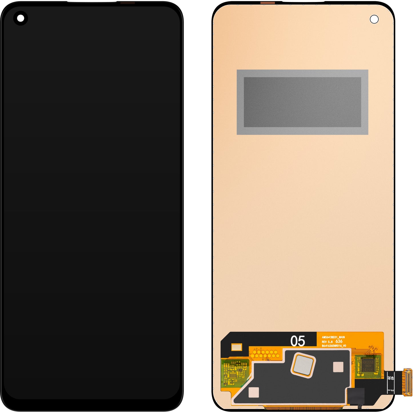 MP Touchscreen Display compatible with Oppo Find X3 Lite / K9 / Reno5 5G