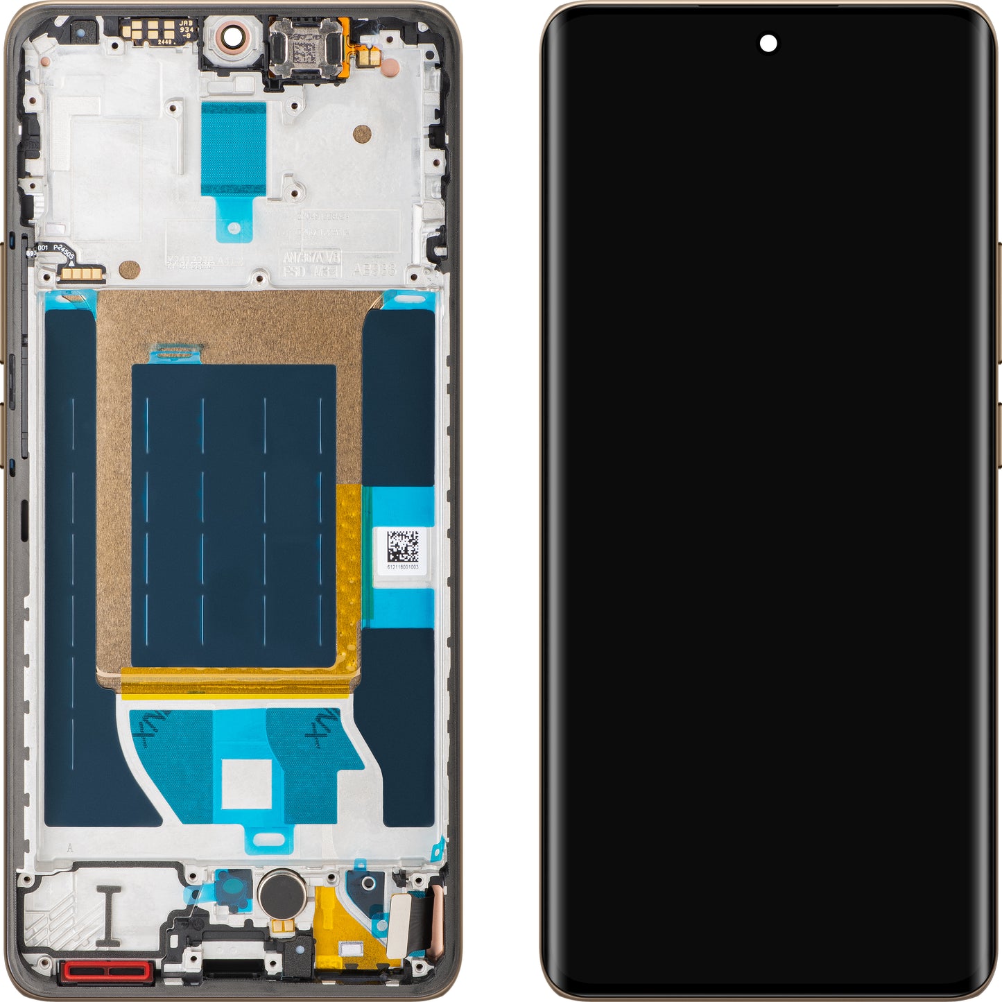 Realme 14 Pro Display with Touchscreen, with Frame, White (Pearl White), Service Pack 621029000423