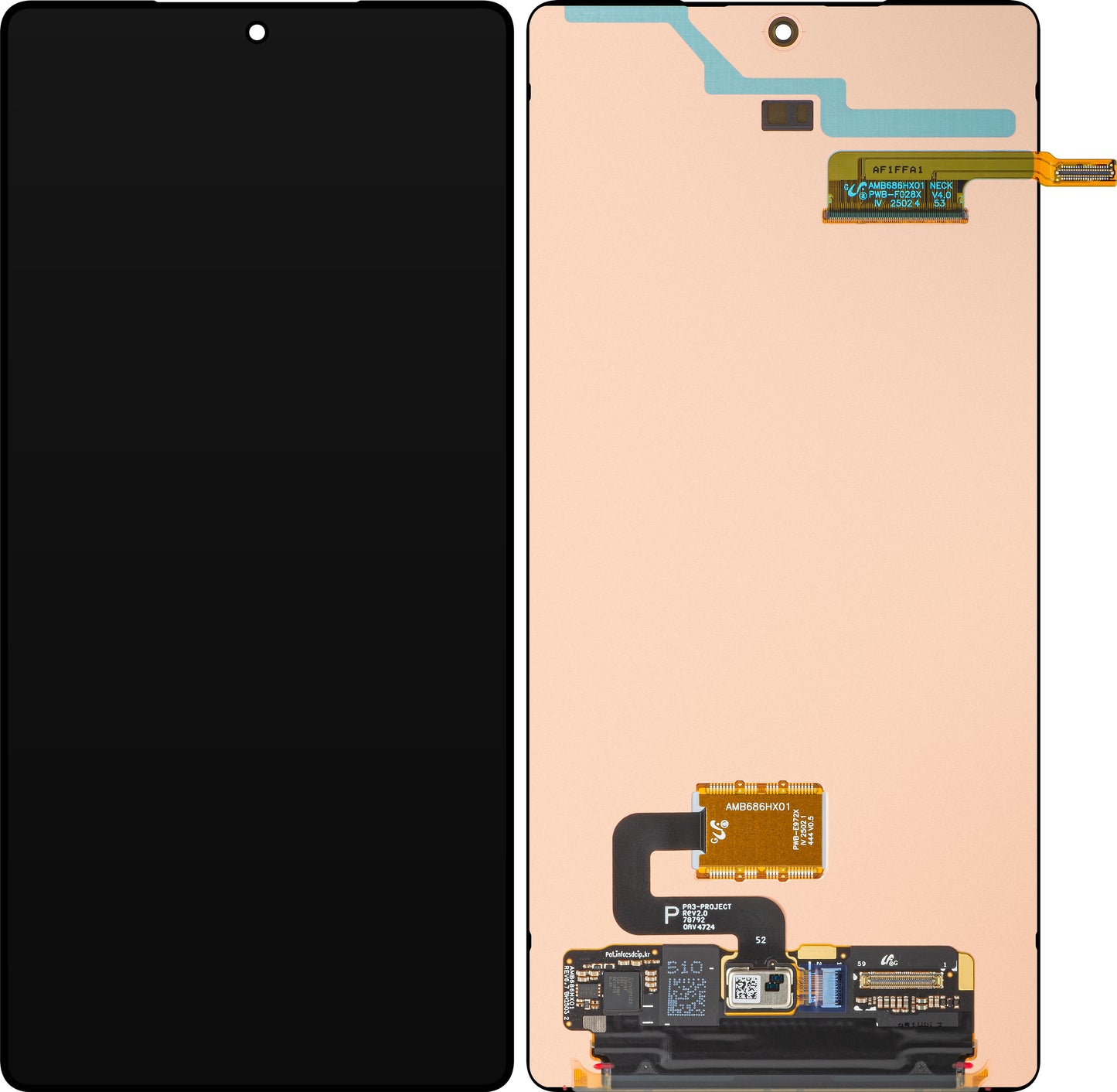 Samsung Galaxy S25 Ultra S938 Display with Touchscreen, Service Pack GH82-36588A