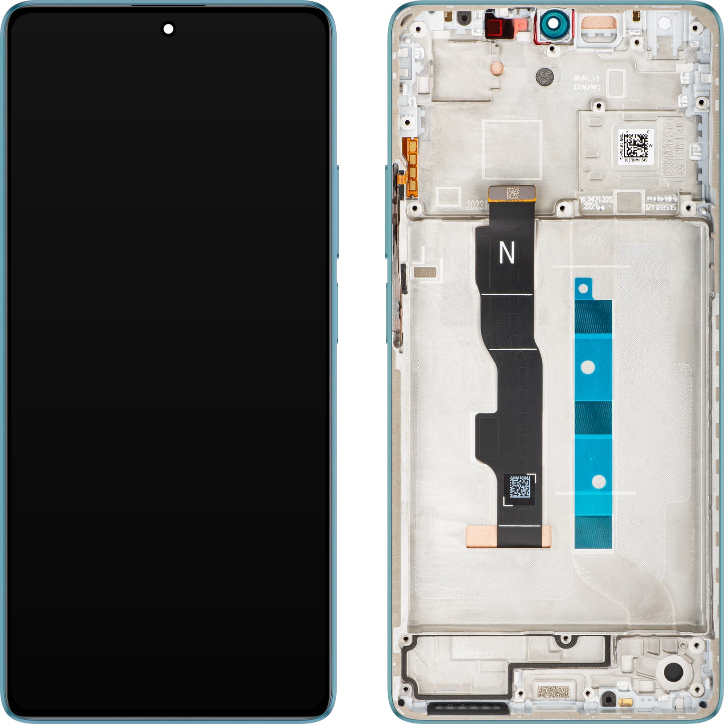 Xiaomi Redmi Note 13 5G Display with Touchscreen, with Frame, Blue (Ocean Teal), Service Pack 5600030N1700