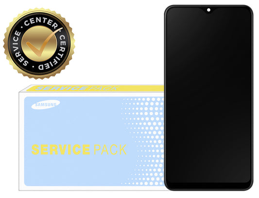 Touchscreen Display Samsung Galaxy A20e A202, with Frame, Black, Service Pack GH82-20186A