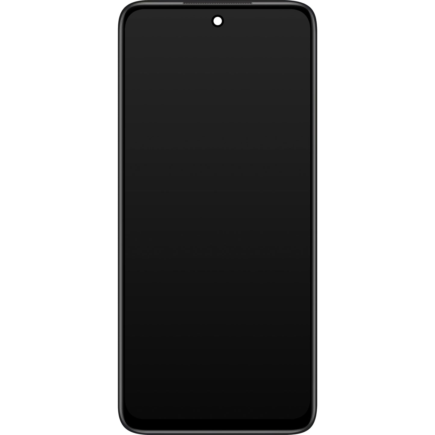 Touchscreen Display Xiaomi Redmi 10 2022, with Frame, Carbon Gray, Service Pack 560001K19S00