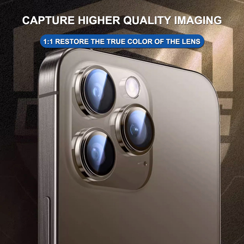Rear Camera Protection Film Lito Titanium AR for Apple iPhone 17 Air, Tempered Glass, Silver