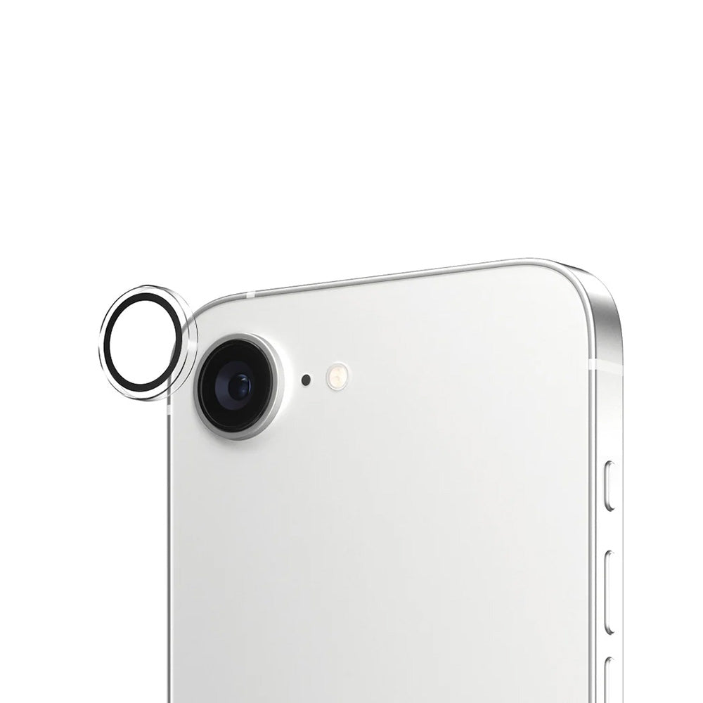 Back Camera Protection Film PanzerGlass Hoops for Apple iPhone 17e / 16e, Tempered Glass, Transparent