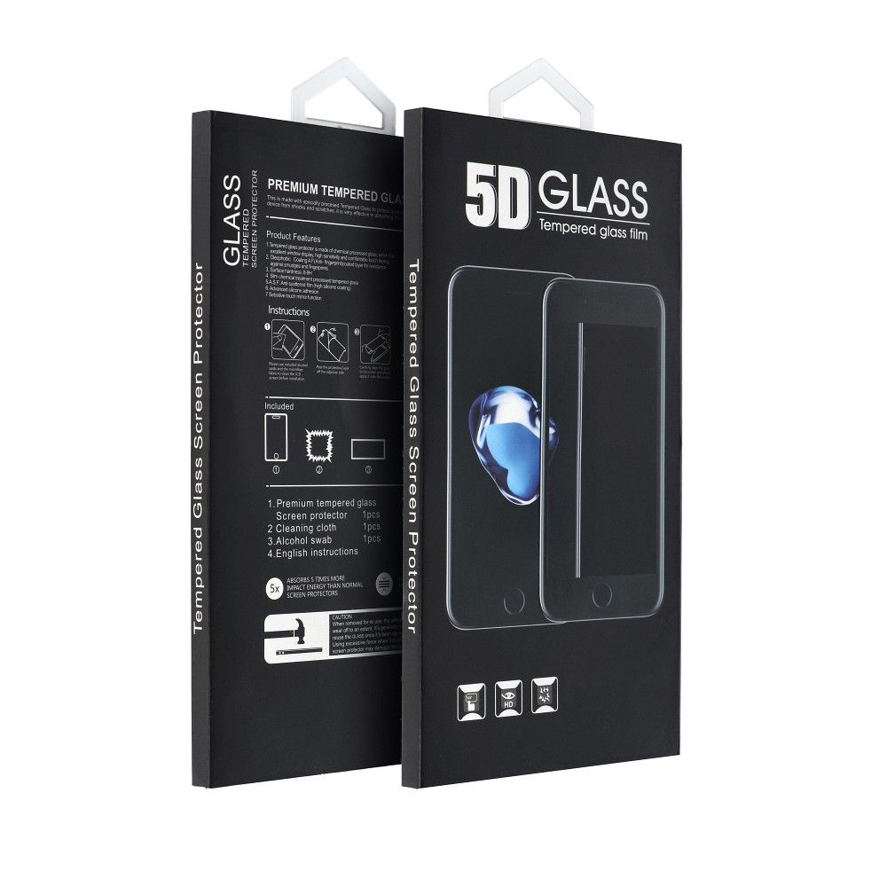 OEM Screen Protector Film for Samsung Galaxy A70s A707 / A70 A705, Tempered Glass, Full Glue, 5D, Black