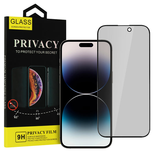 OEM Privacy OEM Screen Protector for Apple iPhone 16, Full Glue, Glass Protected, Full Glue