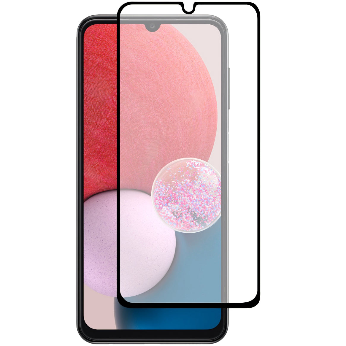 OEM Screen Protector for Samsung Galaxy A15 5G A156 / A15 A155 / A25 A256, Glass Shielded, Full Glue, 9D, Black