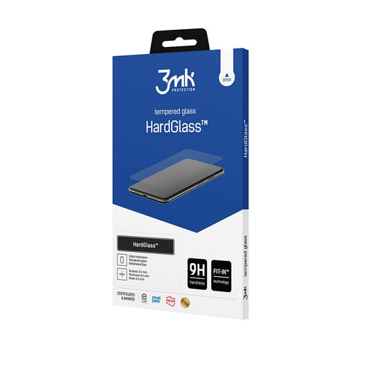 3MK HardGlass 2 Screen Protector for Apple iPhone 16 Pro Max, Tempered Glass, Full Glue